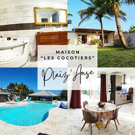 Maison Les Cocotiers De Plaiz'Anse Petite-Île Bagian luar foto